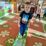 Hubert na ścieżce sensorycznej