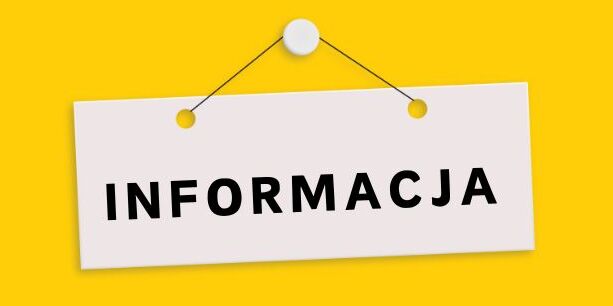 napis informacja