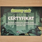 certyfikat ukończenia zajęć ekologicznych