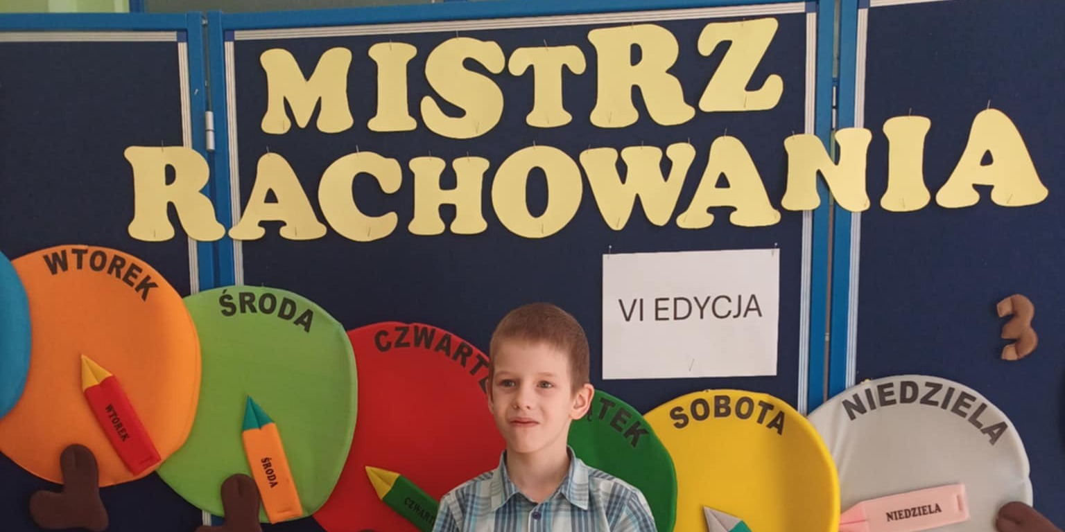 napis mistrz rachowania